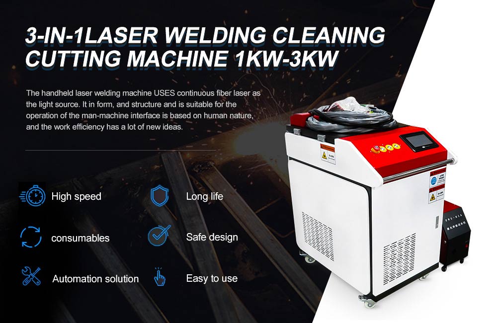 Fiber Laser Welding Cleaning Cutting Machine