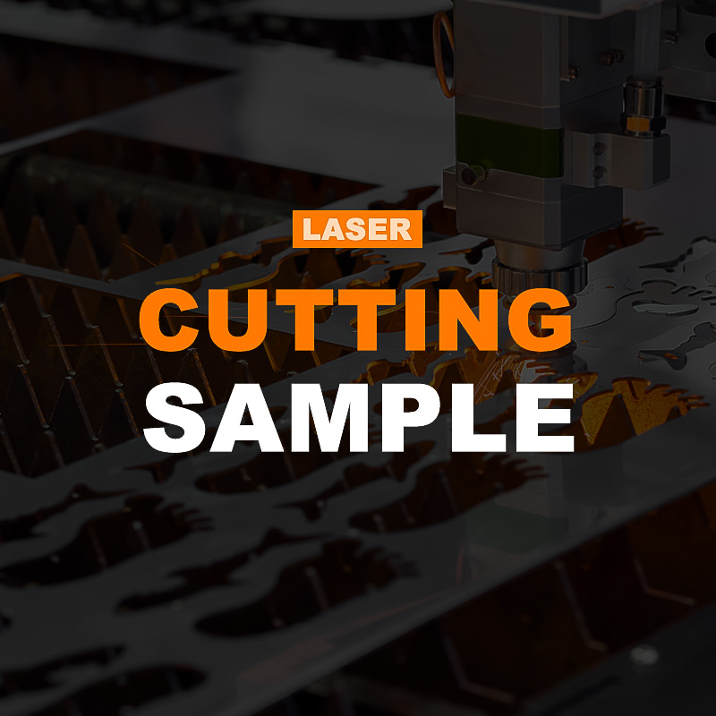 Fiber laser cutting machine sample