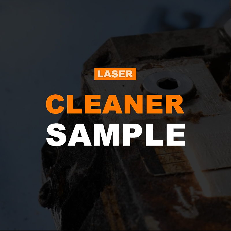 Fiber laser cleaning machine sample